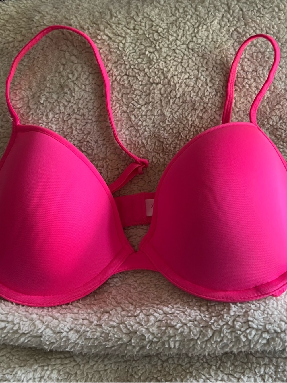 Xhilaration Bright Hot Pink Push-Up Bra